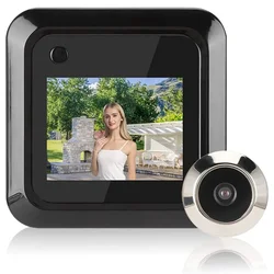 camera Wide-Angle Digital 2.4Inch LCD for Home Door Viewer Peephole, 90° Apartment Entry Door video Peephole Camera, Door