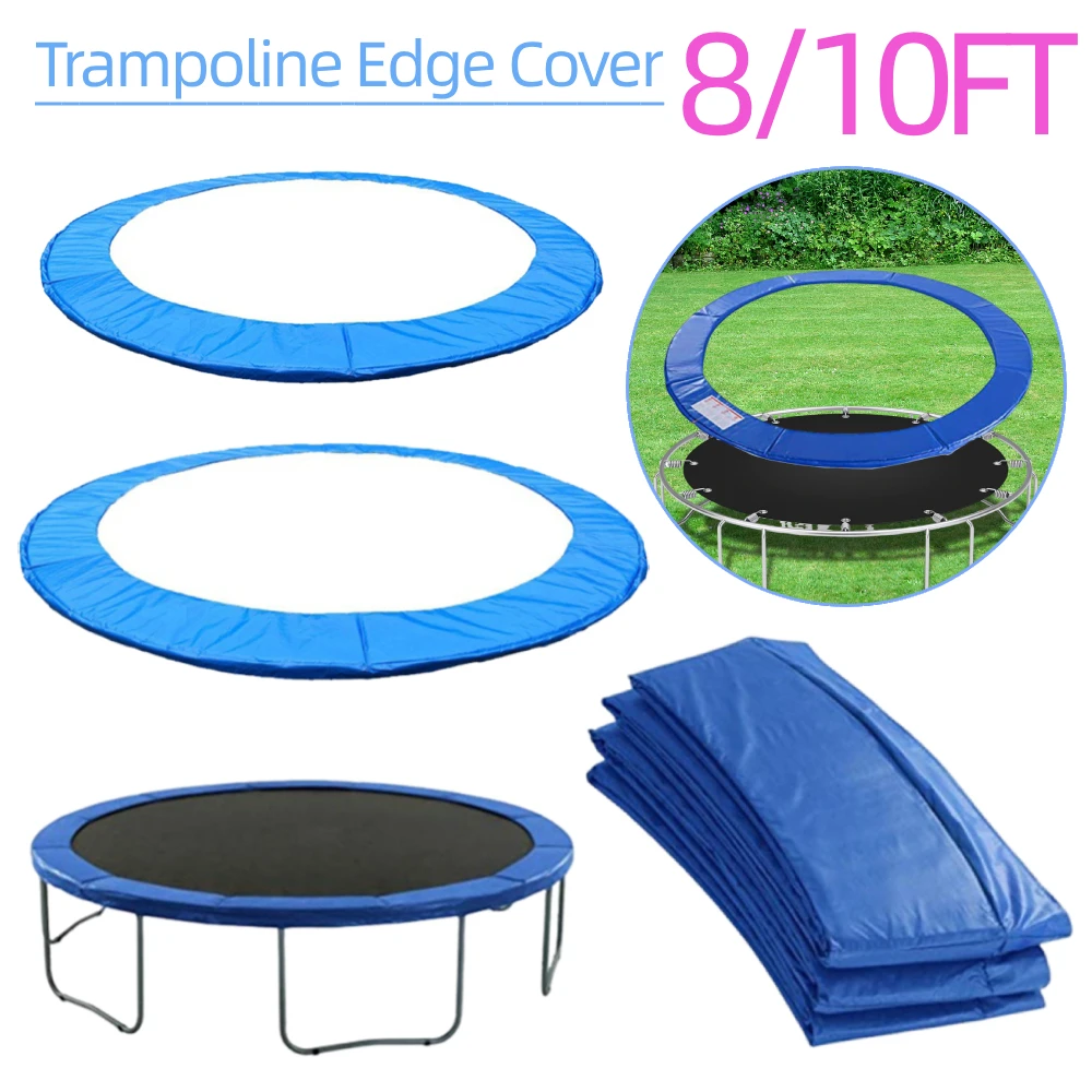 

8/10 футов крышка края батута пружинная накладка для батута водонепроницаемый универсальный коврик для батута устойчивая к разрыву круглая защитная накладка для рамы