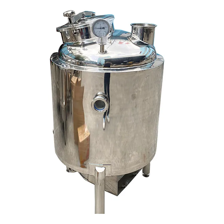 Home Use Alcohol Distillation Tank 100L/200L with Mixing Tank Agitator Distiller Boiler Can for Brewing And Spirits Production