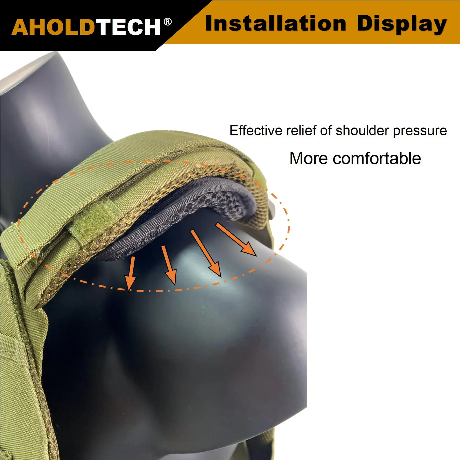 Tactical Vest 3D Breathable Mesh Pads Cushion Waist Seal Waist pad Backpack Shoulder Pad