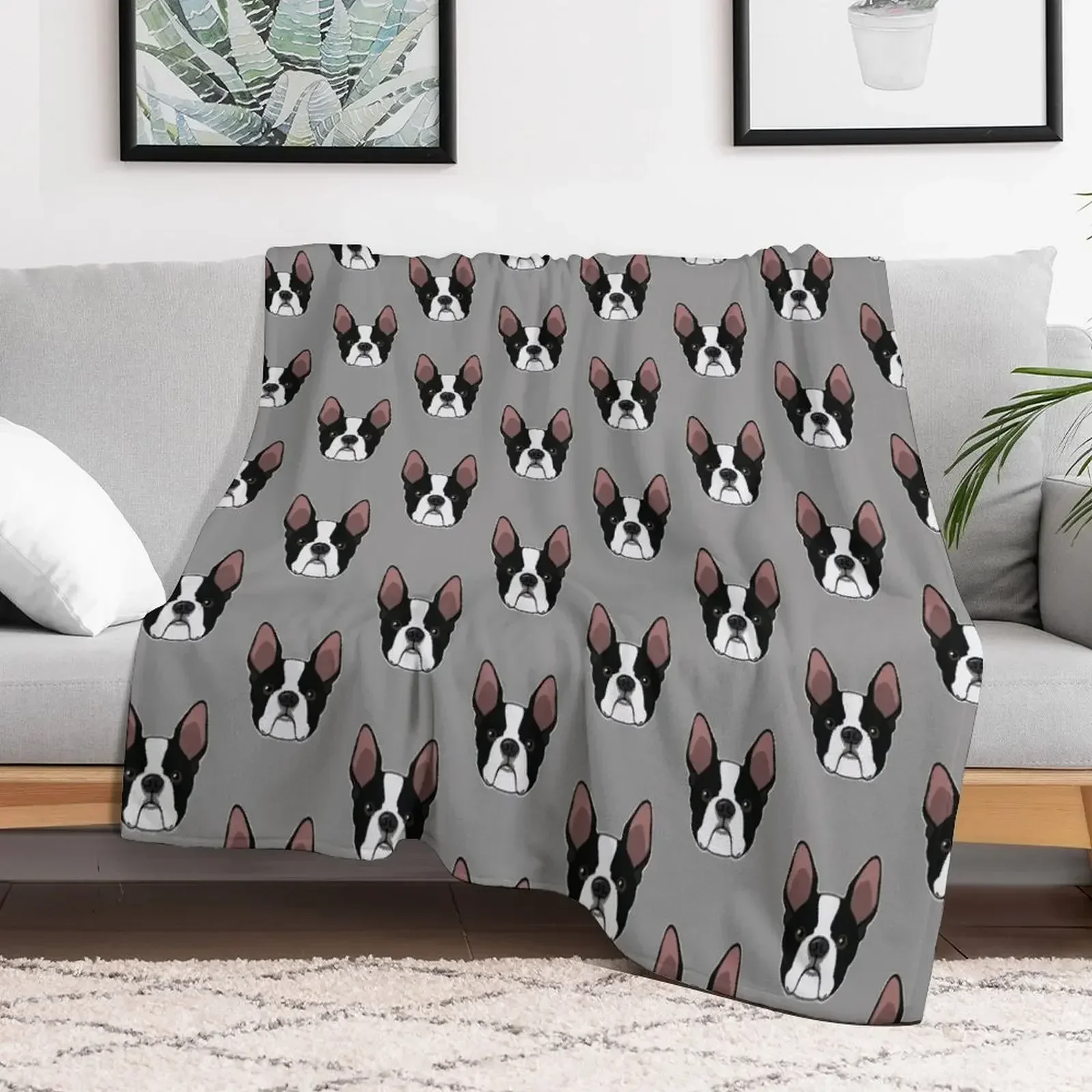 Boston Terrier Throw Blanket Moving For Baby Blankets