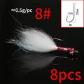8pcs Size 8 B
