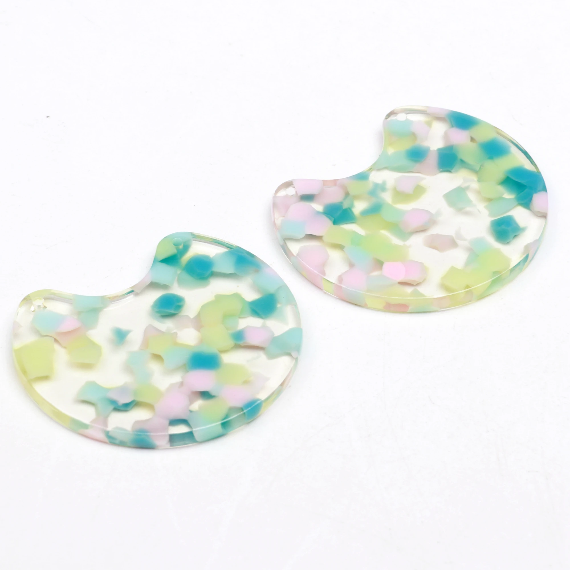 

Tortoise Shell Earring Charm,Acetate Acrylic Beads,Special Round Shaped Pendants,Boho,Circle Cutout Earrings Parts,36mm