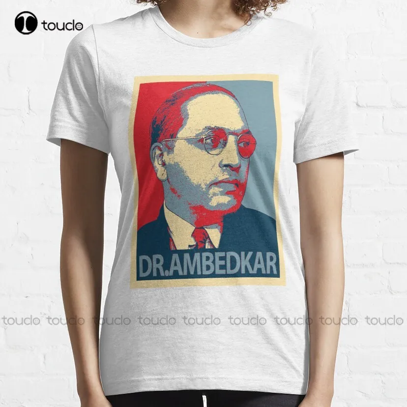 Dr Ambedkar T-Shirt Pirate Shirt Men Tee T Shirts Custom Unisex Tee Digital Printing Harajuku Streetwear Breathable Cotton Tee