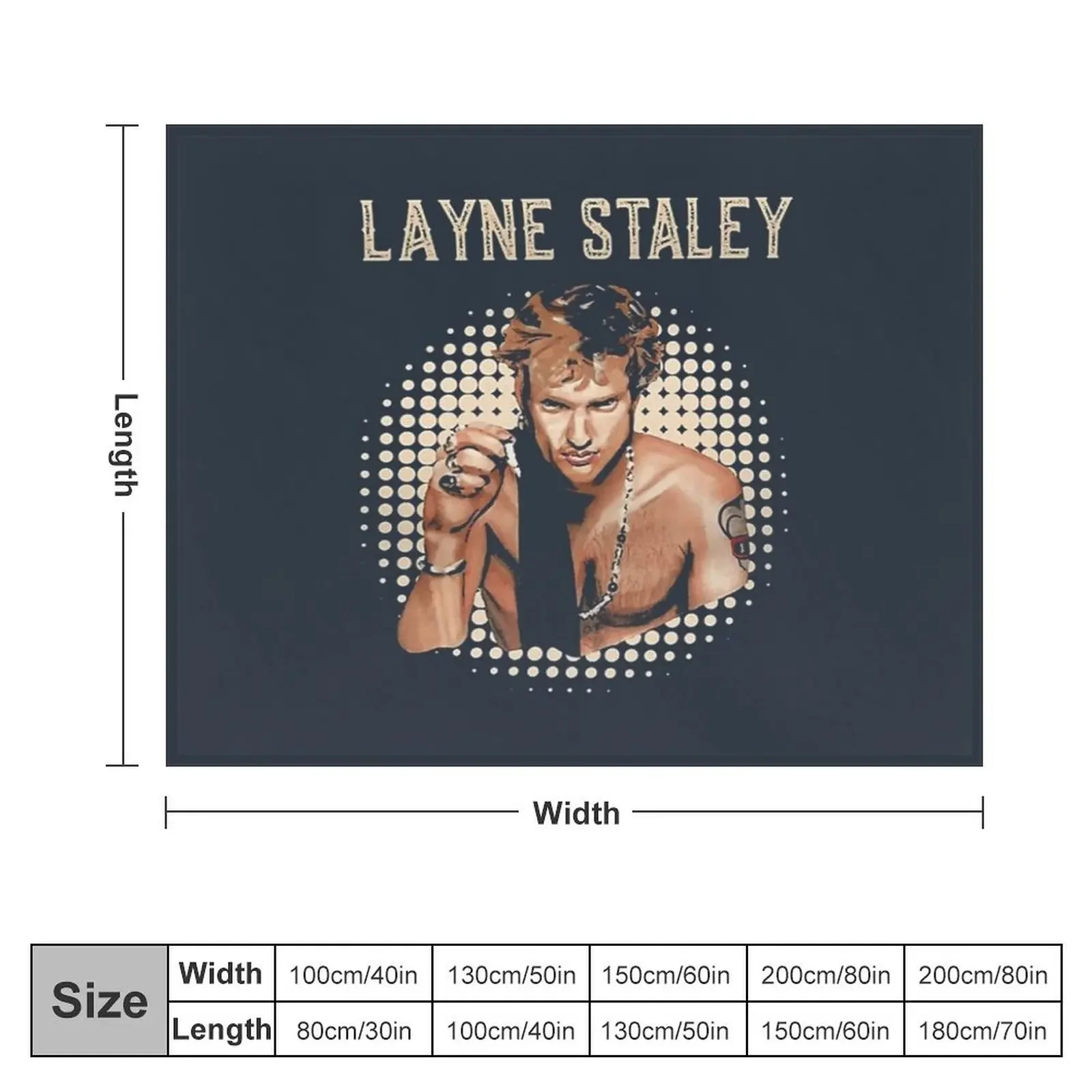 LAYNE STALEY Throw Blanket Warm for winter wednesday Designers Blankets