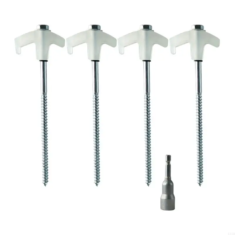   Outdoor Campings Stake Lawns Peg Canopies Stake Carbon Steel Tent Peg Enduring