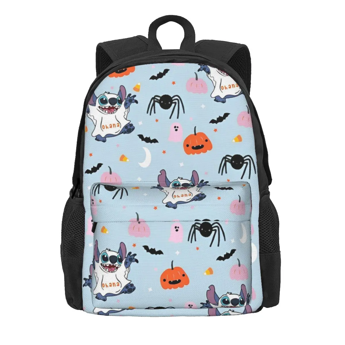 Mochila bonita de Lilo y Stitch para mujer, bolso escolar de moda para niños, Mochila para computadora, bolso de hombro de gran capacidad para niños y niñas