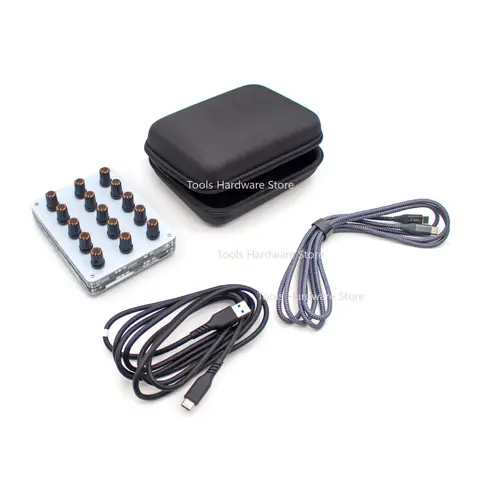 15-Knob MIDI CC Controller with Customizable Mapping - Compatible with Cubase, Logic, FL Studio, Studio One, Sonar, Reaper