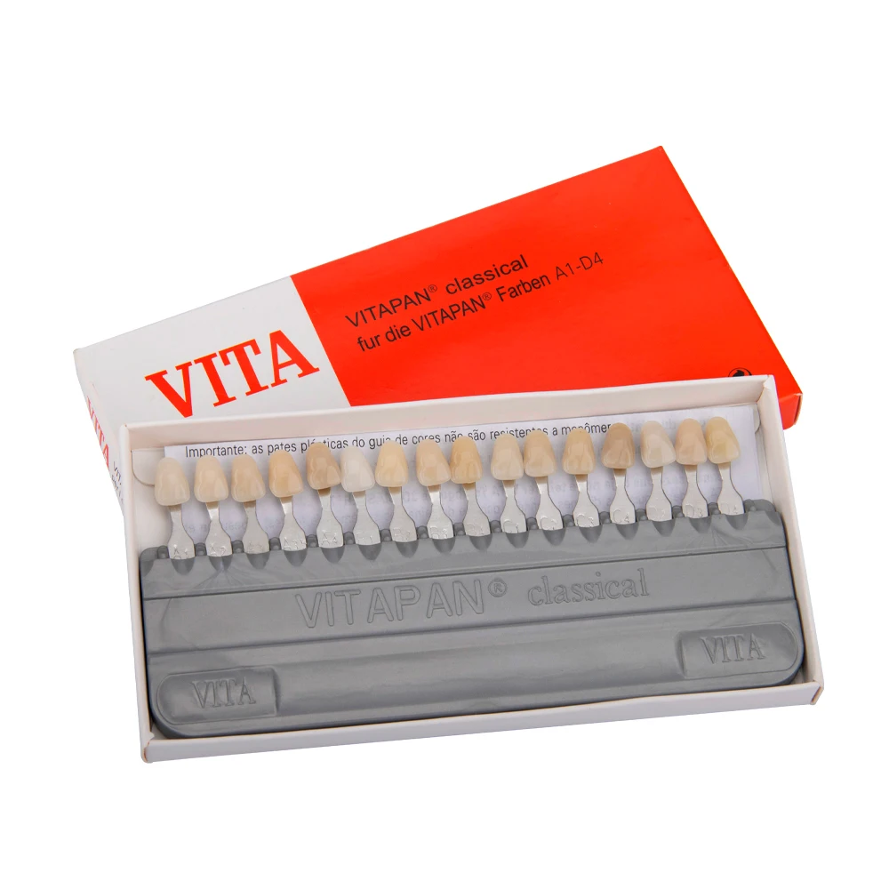 VITA 16 Colors Teeth Shade Guide Classical Dentistry Equipment Teeth Whiting Porcelain VITAPAN Tooth Model Colorimetric Plate