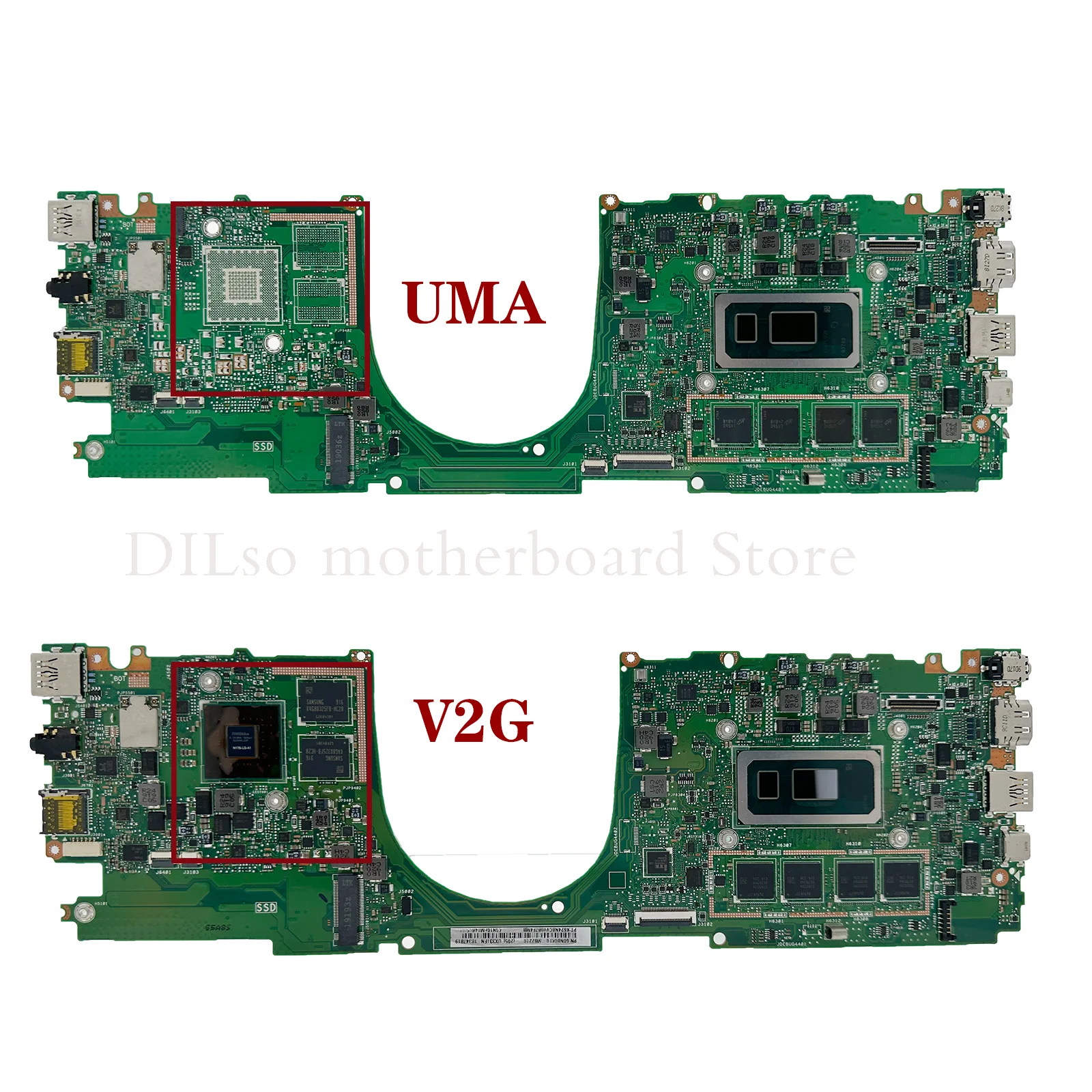 Imagem -04 - Kefu-placa-mãe Portátil para Asus Ux331fn Ux331f Ux331fn Ux331f I58265u I79565u V2g Uma 8gb de Ram