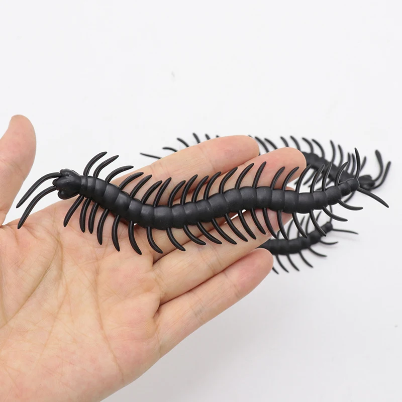 10/20PCS Lustige Gags Praktische Centipede Witze Spielzeug Halloween Kunststoff Simulation Centipede Dekoration Realistische Requisiten Spielzeug Geschenk