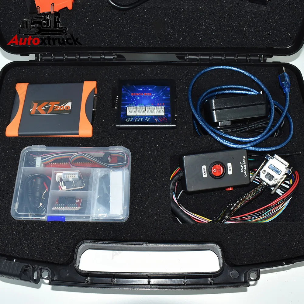 KT200 ECU Programmer for ECU Maintenance DTC Code Removal/OBD2 OBD/BOOT/BDM/JTAG Read and Write/MultIple Protocols