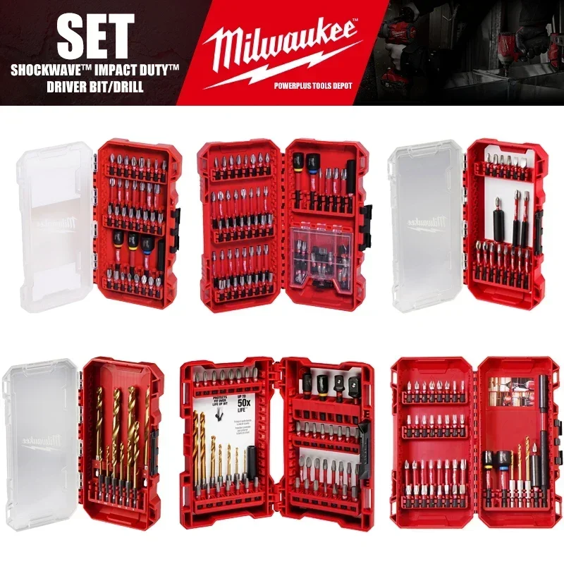 Milwaukee 4932492003 48-22-8071 48-89-4859 4932492008 48-32-4403 4932492004 48-32-4013 Driver Bit Drill Set Tool Accessories