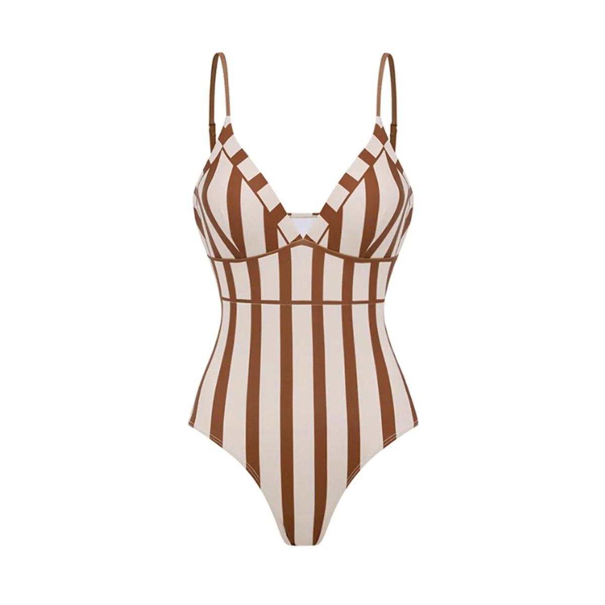 New 2Pcs Striped Swimsuit 2026 Bandeau Biquini Sexy Bikini Women Swimwear Push Up Swim Suits Female Sarong Bathingsuit Beachwear