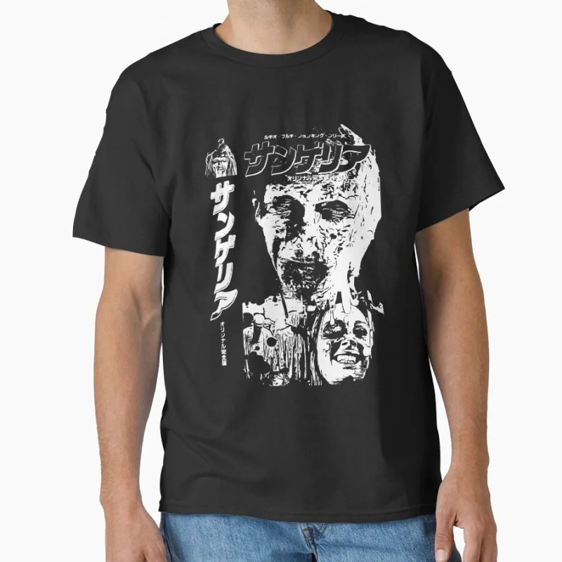 Beyond Zombie Japanese Lucio Fulci Italian horror movies scary halloween gift T-shirt for fans Large size Tops S-6xl
