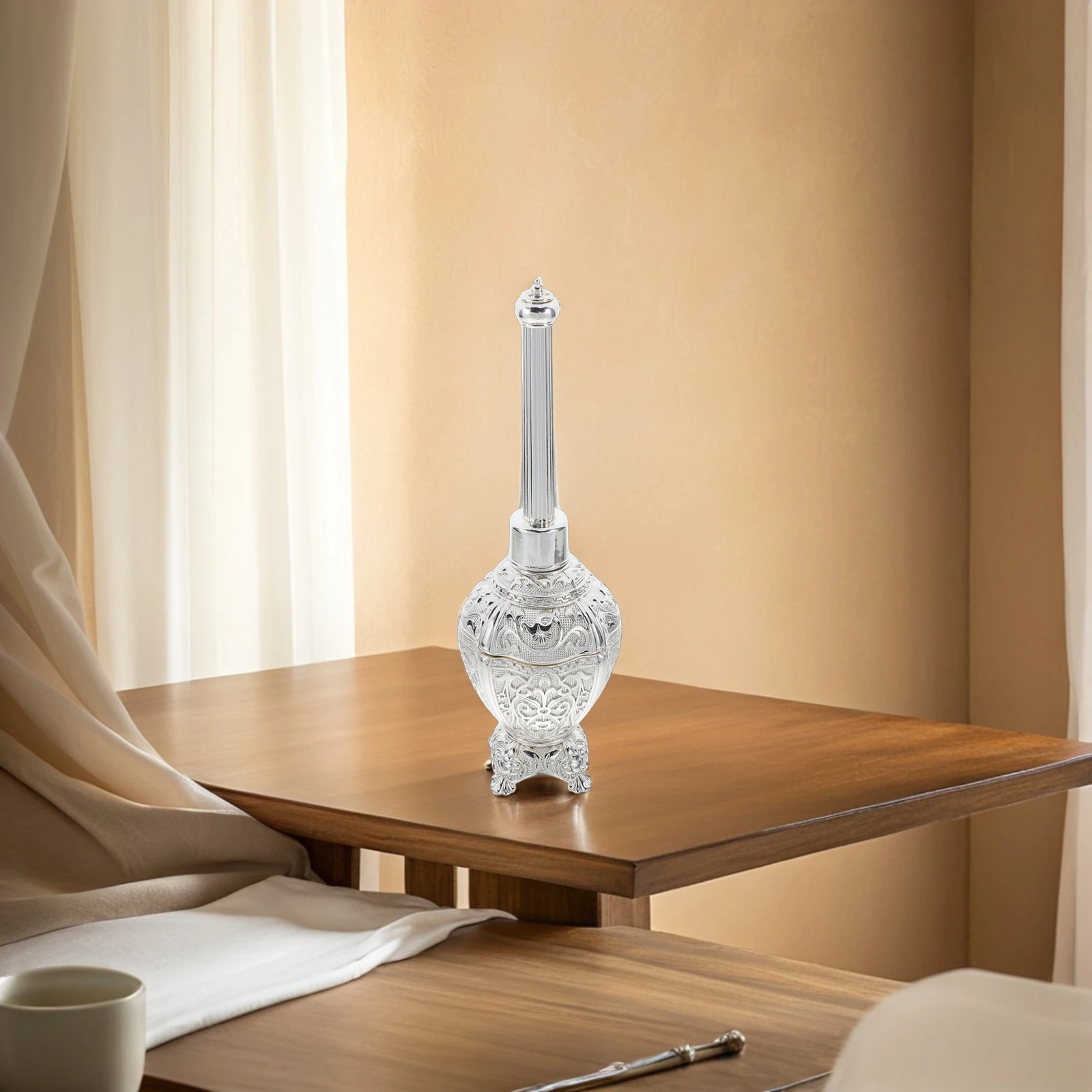 

Glass Holy Water Bottle Christian Authentic Church Container First Communion Gift Embossed Bottles Office Baptism Catholic Font