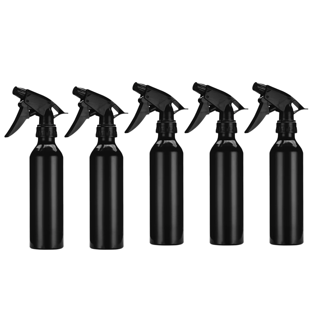 

5pcs Spray Bottle Aluminum Refillable Mist Sprayer Compact Lightweight Portable for Perfume Makeup Water Rotating Nozzle