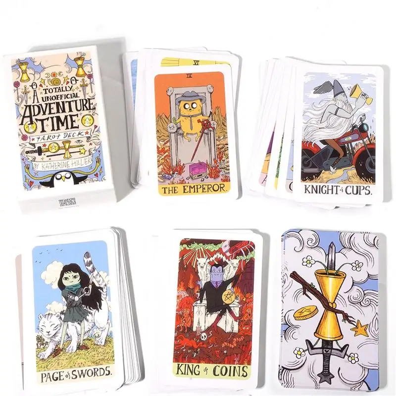 Tarot Decks Future Telling English Version Adventure Oracle Cards for Divination Table Board Game Party Supplies Gifts