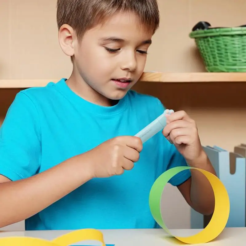 Kinder sicherheits schere Bastel schere 3 Farben Edelstahl tragbare Klapp kawaii Hands ch neider zum Papiers ch neiden