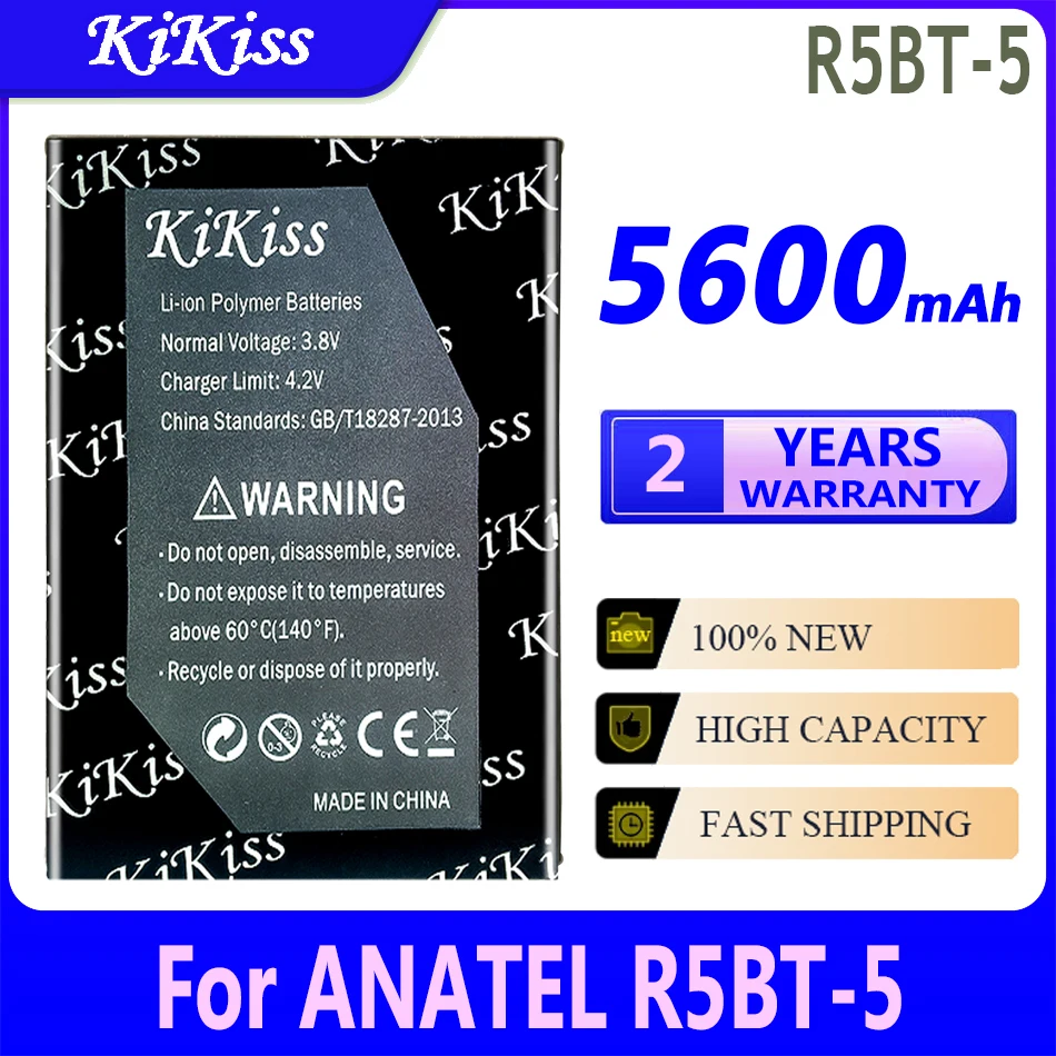 5600mAh KiKiss Powerful Battery R5BT5 For ANATEL R5BT-5/For OUKITEL C23pro C23 pro Mobile Phone Batteries