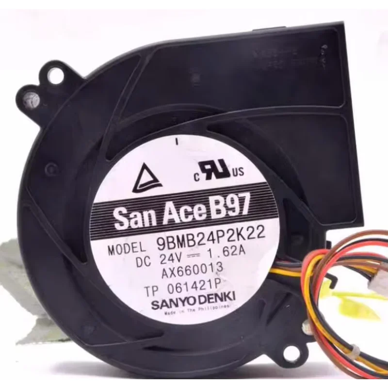 

Ltsf For Sanyo Denki 9BMB24P2K22DC 24V 1.62A 97x97x33mm 4-Wire Server Cooling Fan 9cm