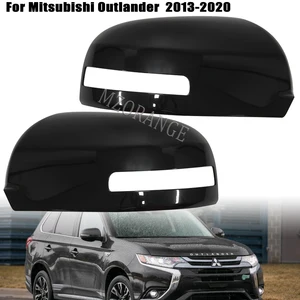 Car Heckansicht Spiegeldeckel für Mitsubishi Outlander, Seitenspiegel, Muschelkappen-Gehäuse-Tür, 2013, 2014, 2015, 2016, 2017-2020 12 Hauptverkäufe Rückverkehrsabdeckung Outlander - №2