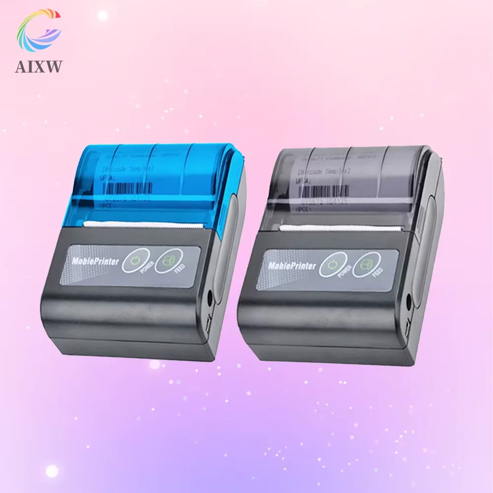 

AIXW 58mm Wireless Thermal Receipt Printer Compact Portable 2 Inch Receipt Printer for Android IOS Windows