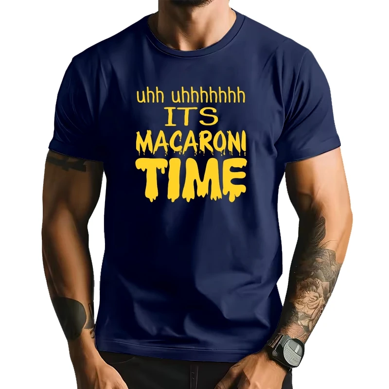 

Футболка Uhhhhhhh It Macaroni Time, забавная футболка Macaroni, толстовка DMN, черная