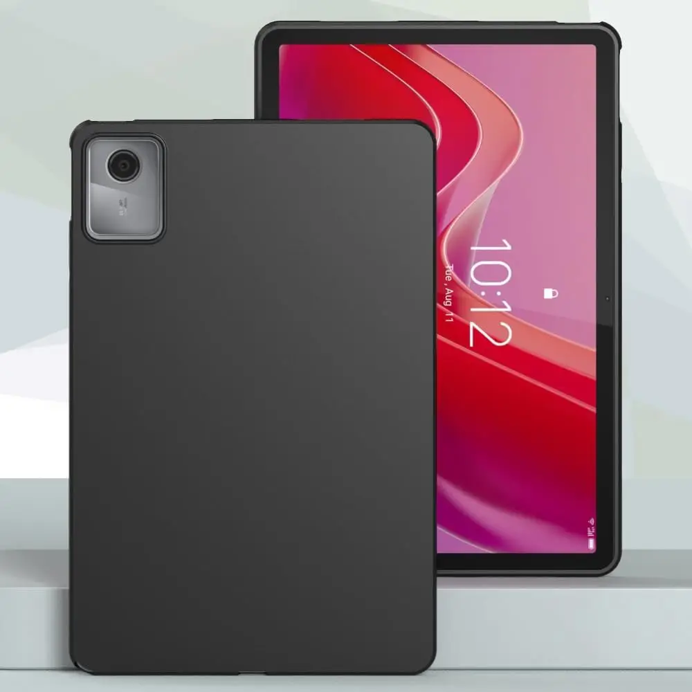

Shockproof Tablet Case For Lenovo Tab K11 2024 11.0" Funda Black Soft TPU Silicon Slim Cover Matte Anti-drop Protective Shell