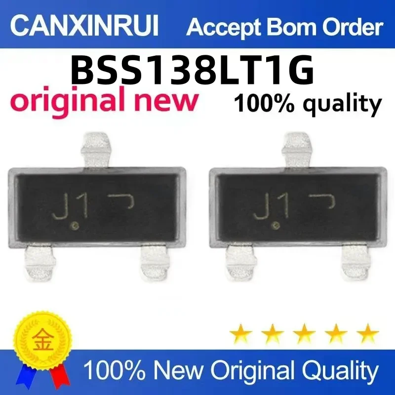 

(5-100 pieces) Brand new original BSS138LT1G BSS138 J1 silk screen patch SOT23 field-effect transistor