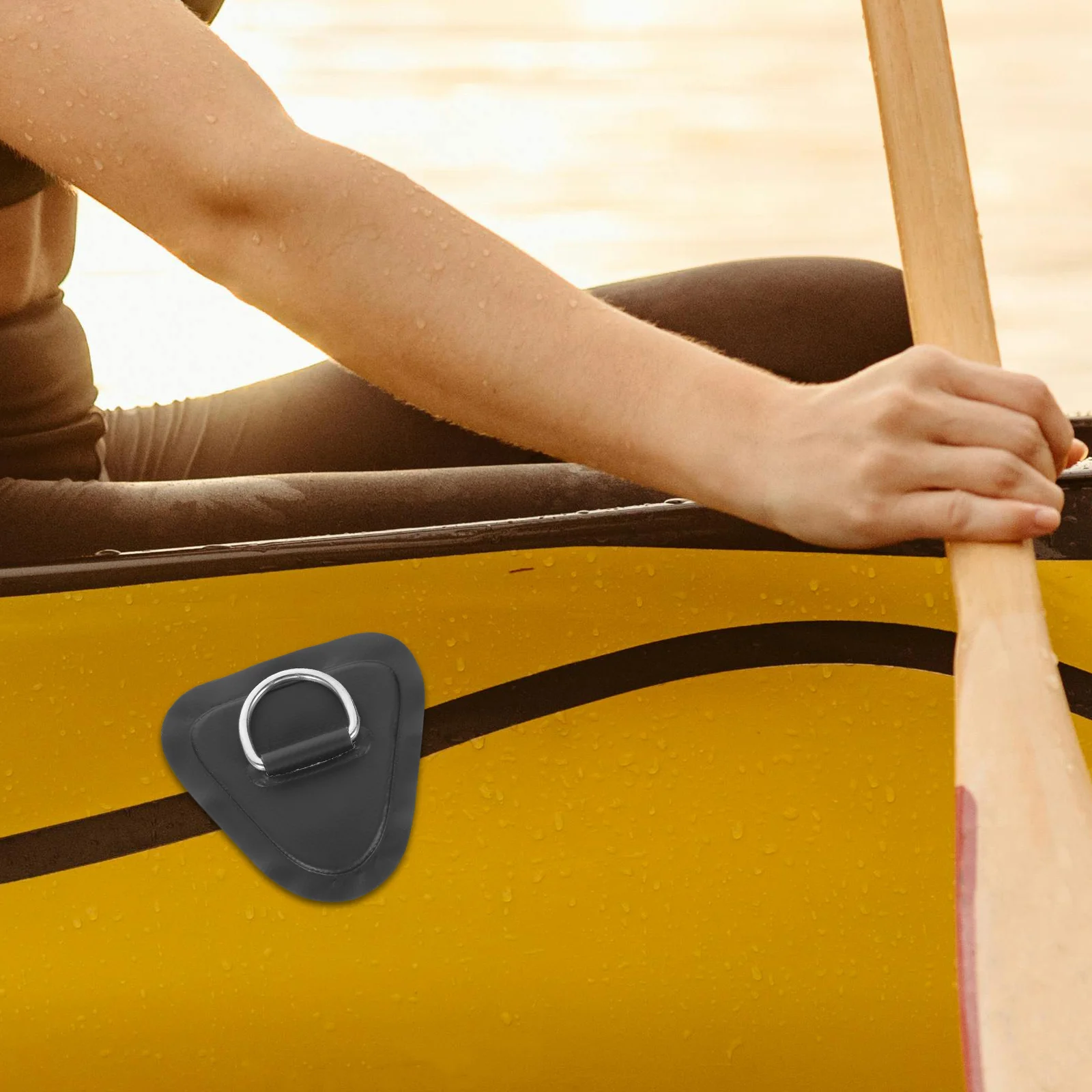 

2 Pcs Kayak Accessories D Canoe Boat Buckles Sup Hardware Fishing Deck Rigging Paddle-board Cords for