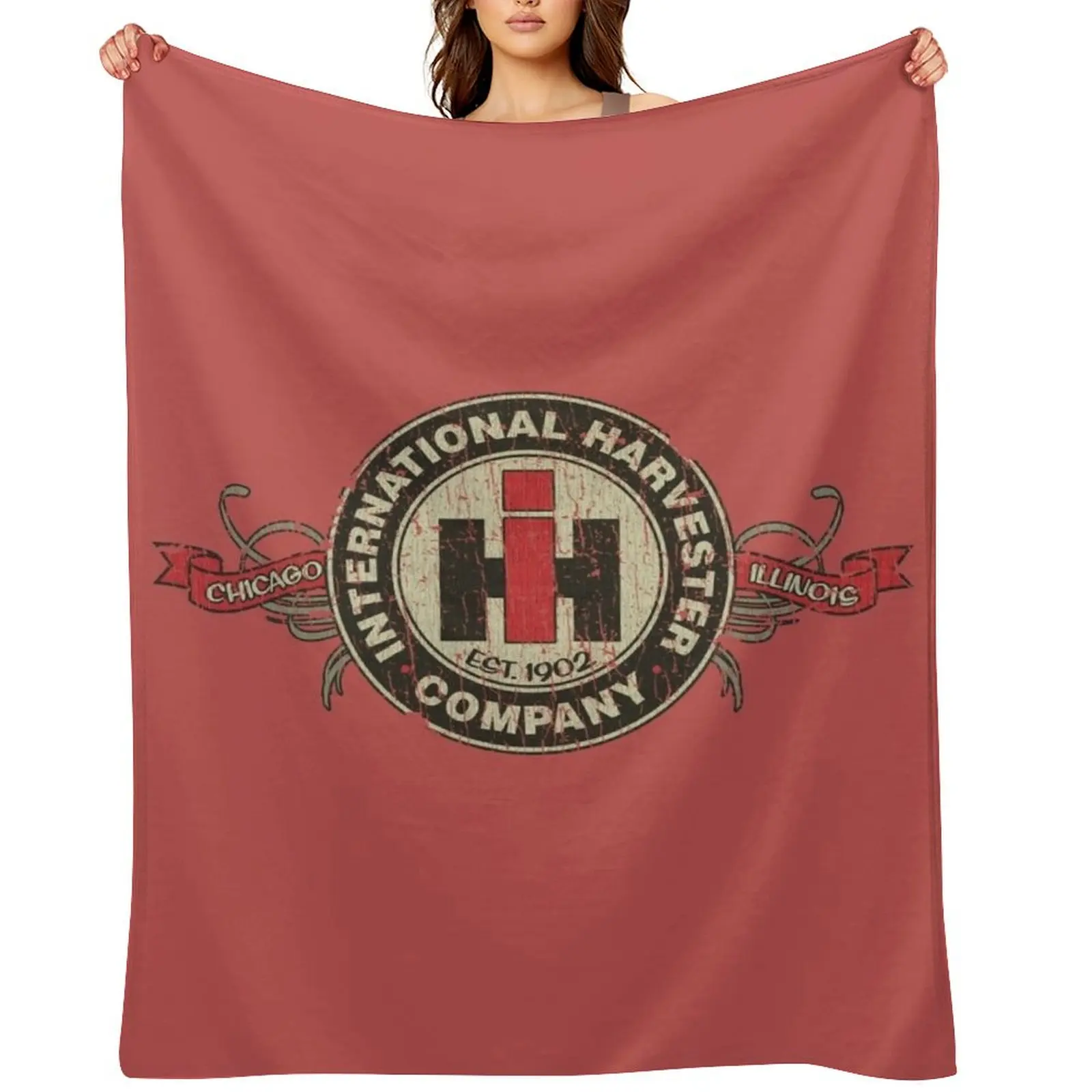 

International Harvester Company 1902 Throw Blanket halloween Hair for babies Thin Blankets