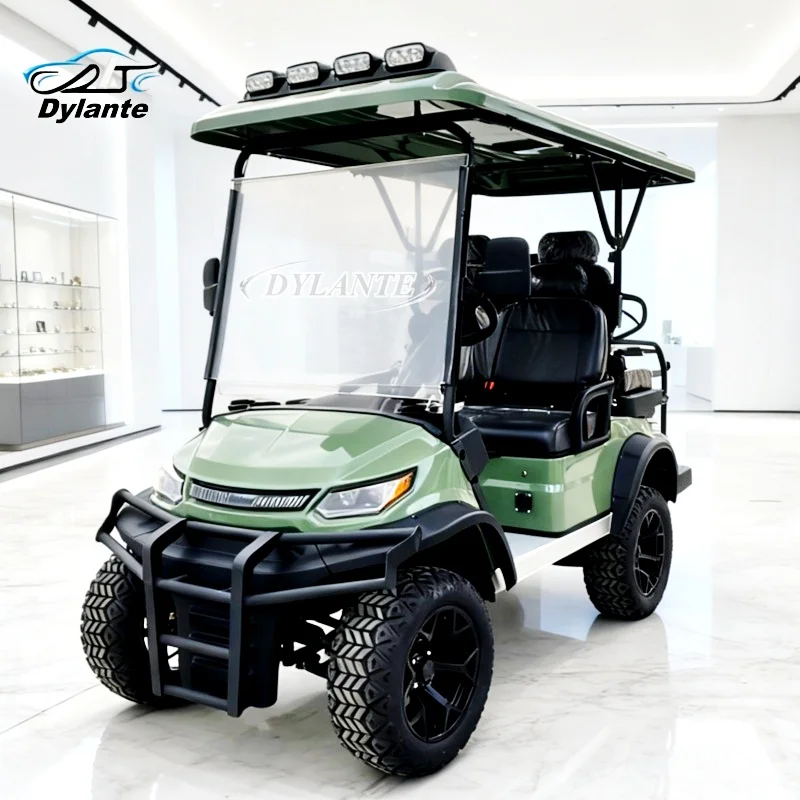 

This Chinese-Made Low-Speed Electric Golf Cart Boasts A Powerful 5000W Motor Making It Ideal For Adventure And Outdoor Work