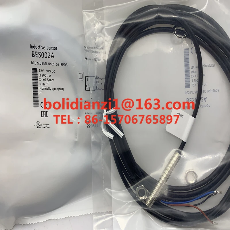 

Оригинальный индукционный датчик BES M08MI-NSC15B-BV05 BES002J В наличии Гарантия качества бесконтактного переключателя