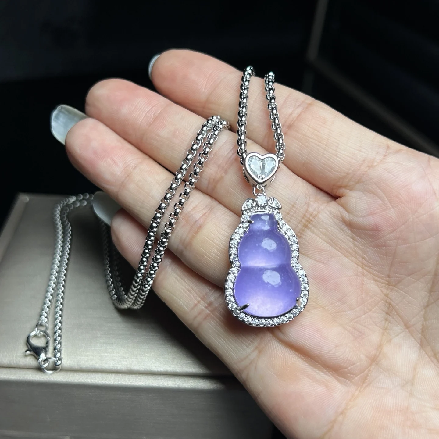 Real Natural high Ice  Jade Jadeite Carved Pendant&Necklaces