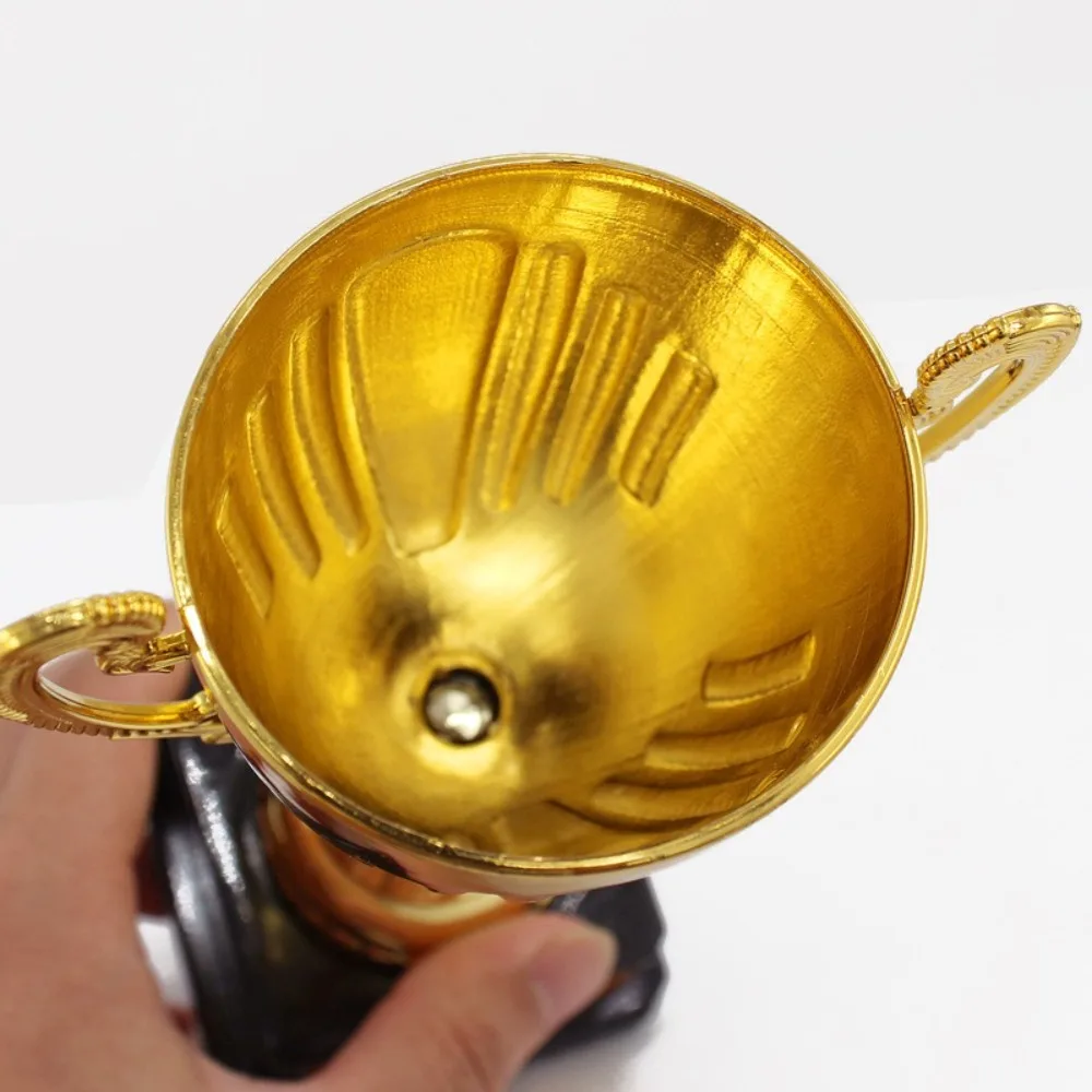 Plastic Gold Trophy Awards Competition Soccer Craft Souvenirs Team Honor Trophy Model Small Prize Cup for Team Sport Competition