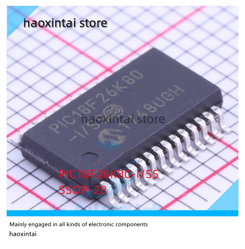 24LC256-I/P PIC18F45K80-I/P PIC18F46K80-I/PT PIC18F26K80-I/SS package DIP-8 TQFP-44 SSOP-28 Microcontroller chip