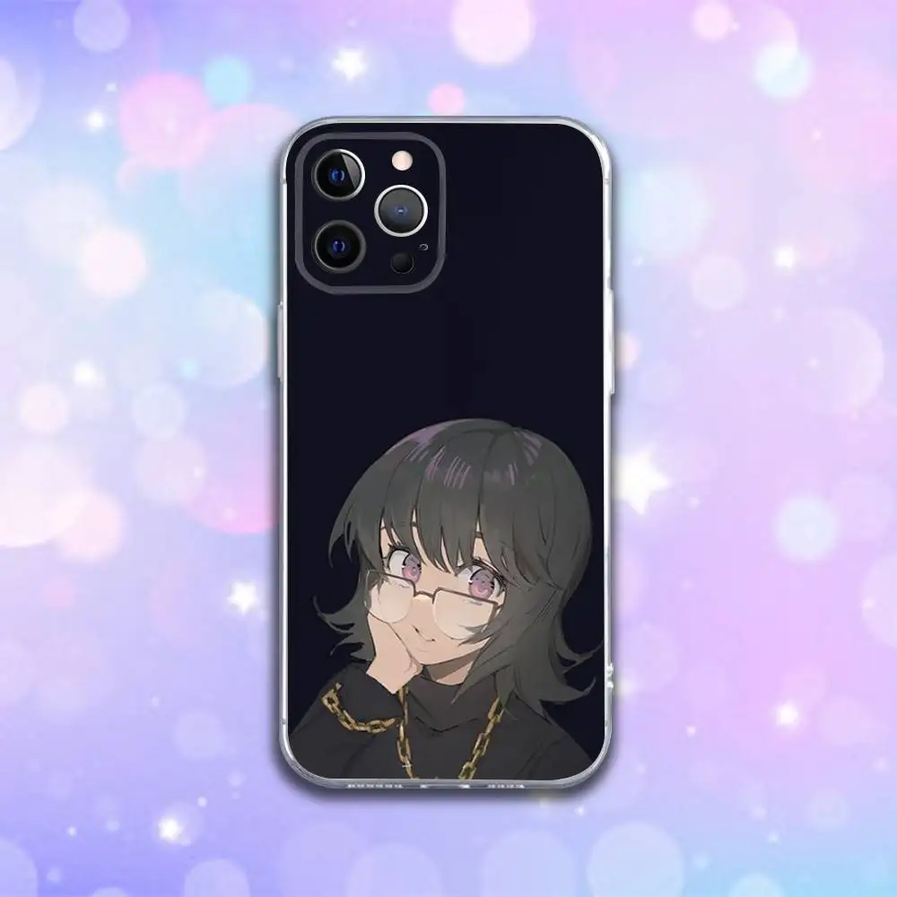 حافظة هاتف H-Hunter S-Shizuku أنيمي لهاتف آيفون 16e,16,15,14,13,12,11 Plus,Pro,Max,XR,XS,X,Plus,SE,غطاء ناعم شفاف صغير