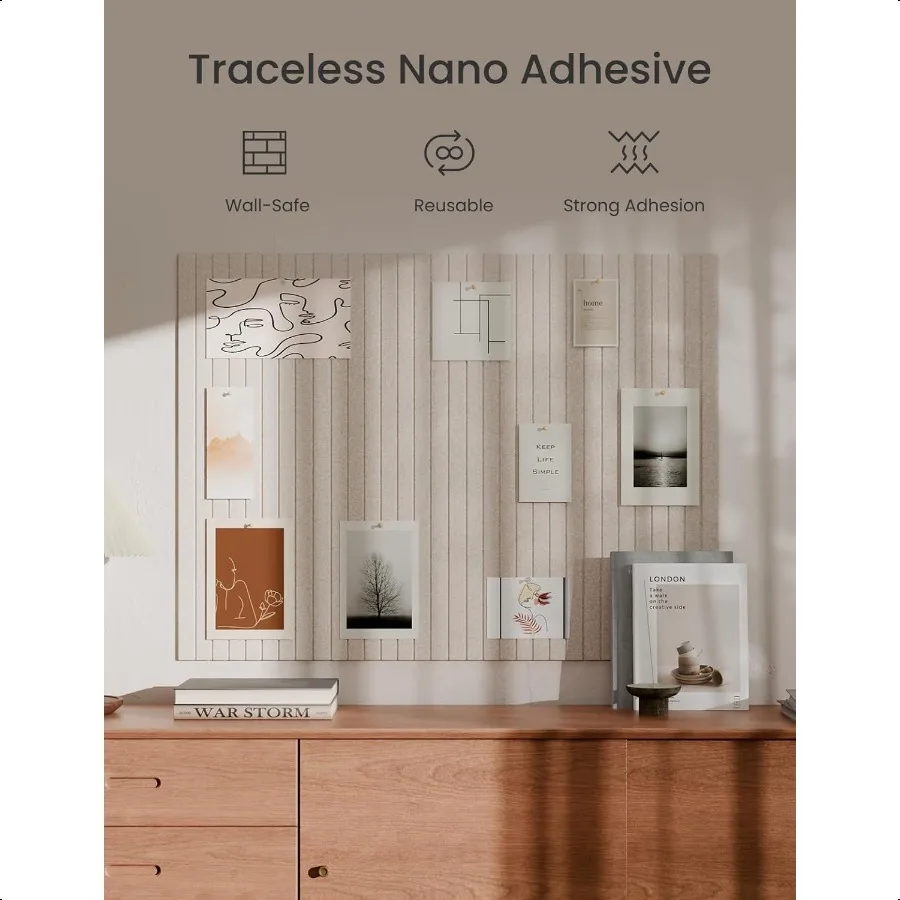 لوحة الفلين الكبيرة البديلة 47 × 35 بلاط لوحة الإعلانات مع 30 دبابيس ضغط 70 علامة تبويب لاصقة 12 حزمة لوحة الحائط المسطحة الفلين B #4