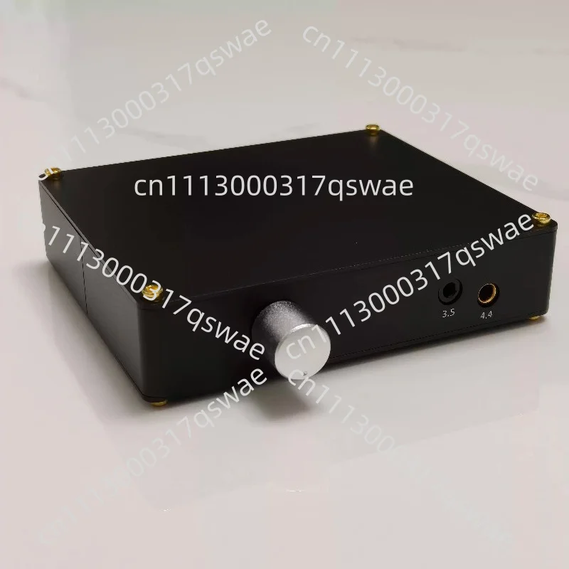 Decoder with  3.5mm / 4.4mm Output Ports, Coaxial & USB Input, Volume Adjustment Function, CNC Housing, 24bit PCM Supported