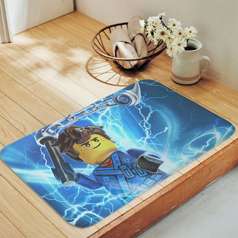 

Main Door Entry Mat L-Legos Movie Doormat Living Room Floor Carpet Anti Slip Kitchen Porch Balcony Hallway Rug Home Decor Items