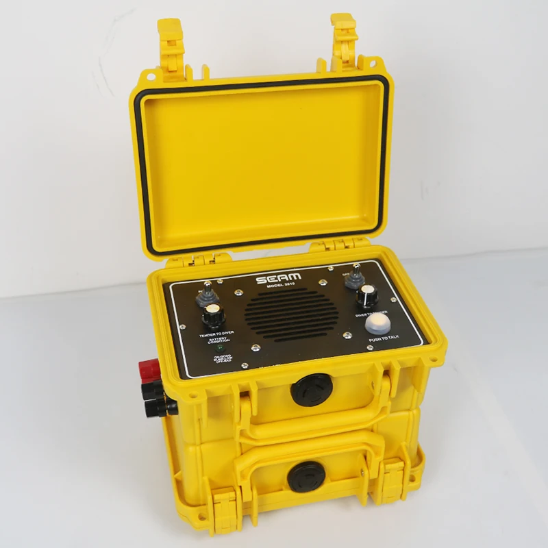 2610 Submersible communication system Double waterproof shell Commercial diver Underwater walkie-talkie 9Ah
