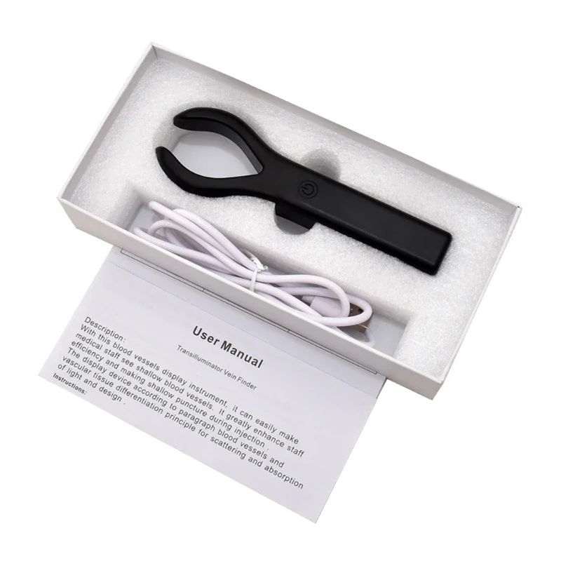 USB Infrared Vein Viewer Transilluminator LED Vessel Vein Display Instrument  Vessel Finder Infrared Blood Vessel Lamp Venipunct