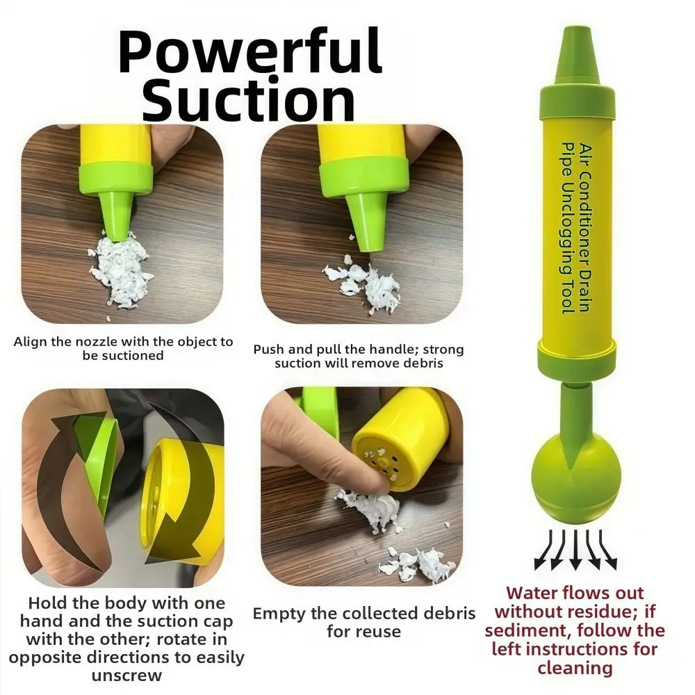 

Water Leakage Prevention Air Conditioning Duct Dredging Tools Pipe Cleaning Removable Air Conditioner Drain Cleaning Tools