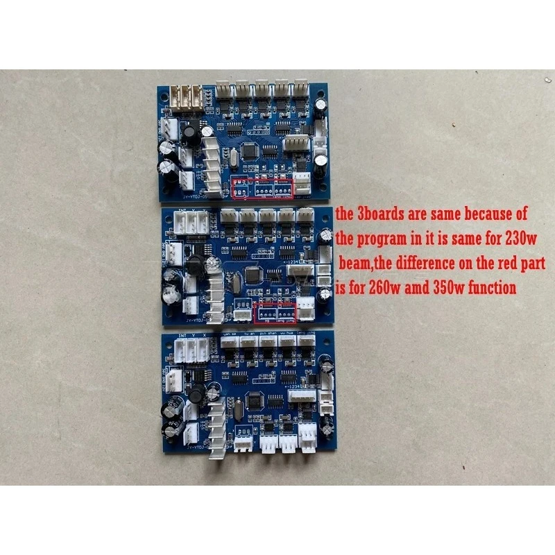 

JY-YTDJ-05/05B 230W 7R Sharpy Beam Moving Head Light DMX512 Main Control Board Motherboard Replacement Spare Repair Parts