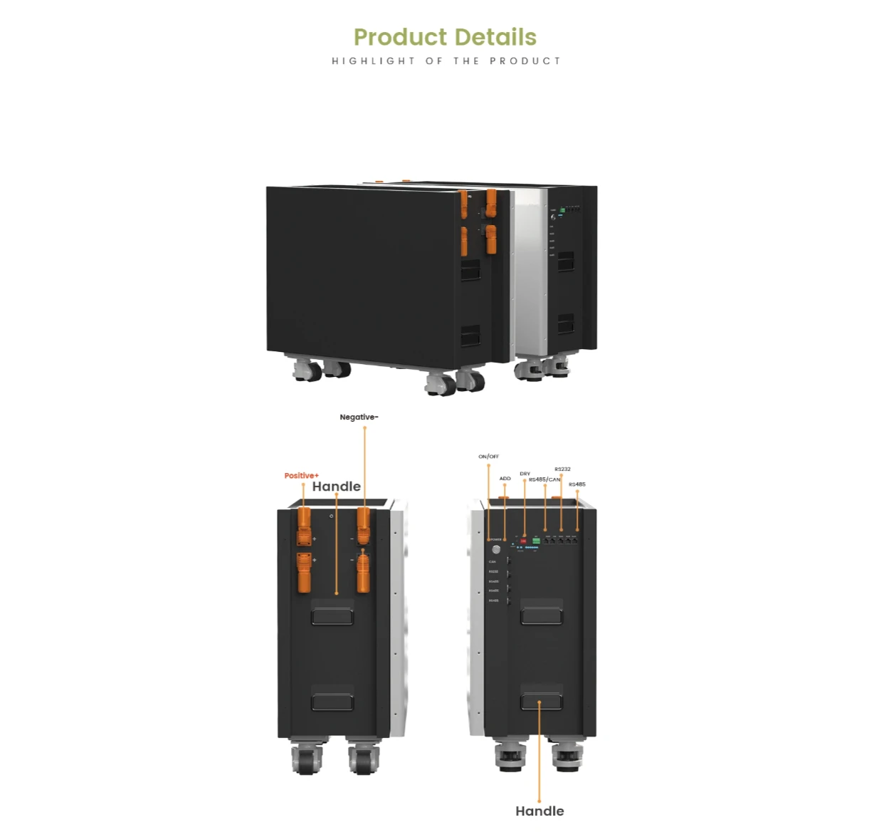LP 15kWh/30kWh LiFePO4 Stackable Split All-in-One Hybrid Solar Inverter with Battery