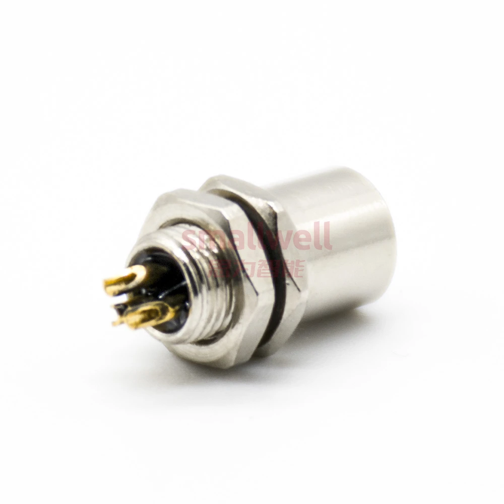 M5 3-core A buckle hole panel installation socket board front installation unshielded welding board size M5