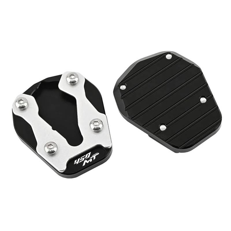 ل CFMOTO 450MT MT450 CF 450 MT 2024 2025 الدراجات النارية القدم الجانب حامل المكبر لوحة الوسادة مسنده تمديد الملحقات