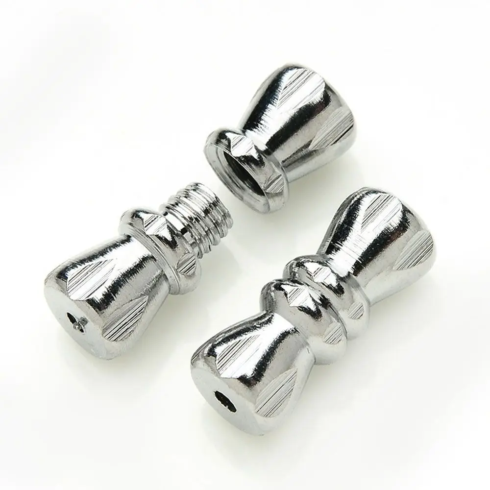 

10Pcs DIY Dull Silver Screw Clasp Barrel Screw Clasps For Bracelet Necklace Jewelry Making Findings Hole