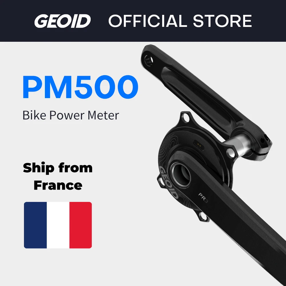 Capteur de puissance pour vélo GEOID Crankarm PM500, 4 boulons, 110BCD, axe de 24 mm, capteur de puissance à araignée pour Shimano